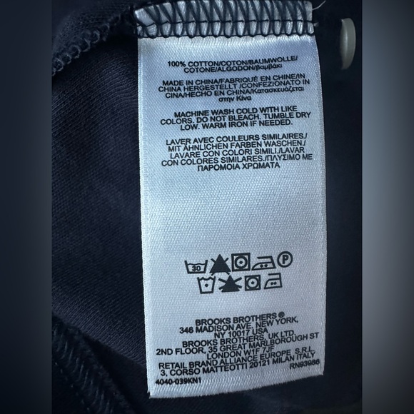 NWOT BROOKS BROTHERS dress Girls dress navy blue size small - Picture 8 of 8